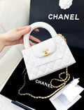 Chanel 23K white Kelly bag