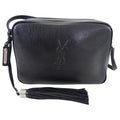 Saint Laurent Black Lambskin Lou Camera Crossbody Bag