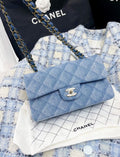 Chanel 22B denim Classic Flap Bag